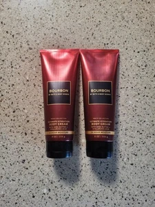 2 Bath & Body Mens Collection Bourbon Ultimate Hydration Body Cream Lotion 8 Oz - Picture 1 of 6