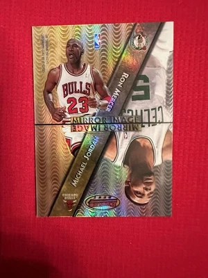 1997 bowman best - mirror image - jordan/mercer/payton/marbury -- refractors - Image 1 of 3