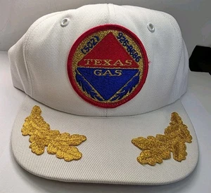 Vintage Texas Gas Truckermütze Blattgold Druckknopflasche Netz - Bild 1 von 6