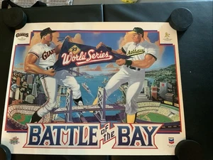 1989 San Francisco Giants vs Oakland A’s Battle of the Bay Poster MLB #100 - Picture 1 of 9