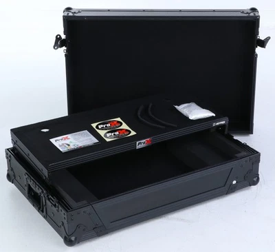 ProX XS-DDJ800-WLT-BL Flight Case for Pioneer DJ Controllers - Black on Black - Image 1 of 4