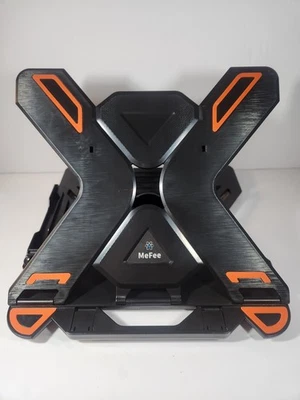 MeFee Laptop Stand Adjustable Computer Stand Multi-Angle Stand Black Orange  - Image 1 of 4