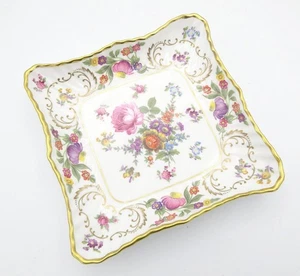 Plato de porcelana de hueso Hammersley Dresden Sprays de colección - Imagen 1 de 4