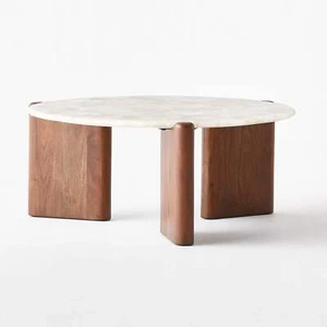 Scandinavian, Modern, Minimalist Marble Sormio Coffee Table - Bild 1 von 14