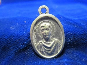 Medalla San Genesio (Teatro) y Santa Cecilia (Música) Silvertone 1" - Imagen 1 de 2