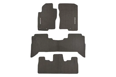 2009-2012 Nissan Pathfinder Charcoal 3 Row Carpet Floor Mats OEM NEW Genuine - Image 1 of 4