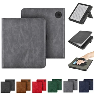 For Kobo Libra Colour/Libra 2/Libra H2O Case Leather Smart Cover Magnetic Stand - Picture 1 of 18