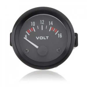 12V 2" 52MM LED 8-16V Voltmeter Voltage Gauge Panel Meter For Car Motorcycle - Picture 1 of 10