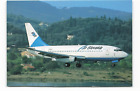Postkarte Airline AIR SLOVAKIA OM-BWJ B-737-230 CC9.