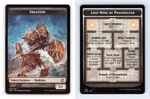 Skeleton #6/19 MTG D&D Adventures In The Forgotten Realms Token TCG Card - Picture 1 of 1