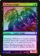 Skulking Knight FOIL Time Spiral HEAVILY PLD Black Common MAGIC CARD ABUGames