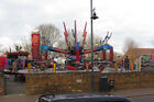 Photo 12X8 Erecting Fairground Rides For Tring Carnival The Rides Are Bein C2012