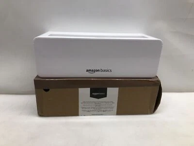 Amazon Basics Kabelbox zum Verstecken und Organisieren von Kabeln- Gross,Weiss - Bild 1 von 4