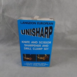 Unisharp Sharpener And Drill Clamp Set For Knives and Scissors - Picture 1 of 4