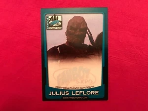Fanboy Expo Tampa Julius Leflore Blank Autograph Card Star Wars ROTJ - Picture 1 of 2