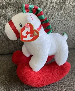 Ty Baby Collection Christmas - Rocking Horse 2006 - Love to Baby - Beanie Baby - Picture 1 of 5