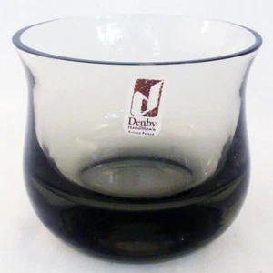 AURORA SMOKE by Denby Double Old Fashioned 3.25" tall NEW NEVER USED Poland - Picture 1 of 1