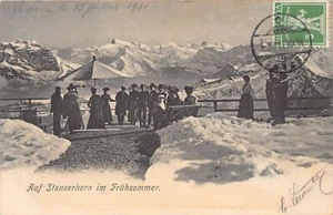 Schweiz - STANS (NW) Auf Stanserhorn im Frühsommer - Verlag E. Goetz 1873 - Picture 1 of 2