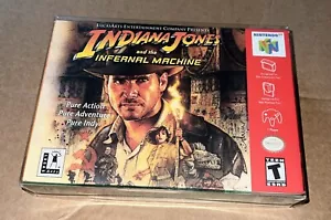Indiana Jones And The Infernal Machine -Nintendo 64 N64 NTSC Read description - Picture 1 of 9