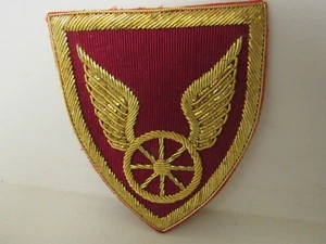 Post WWII / KW US Army 124th Transportation Battalion Bullion Blazer SSI Patch - Picture 1 of 3