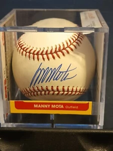MANNY MOTA-Los Angeles Dodgers Signed OML Baseball (JSA) - Picture 1 of 7
