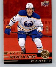 2022-23 Upper Deck Star Rookies (From Box Set) Red #4 Owen Power 75/99 Sabres