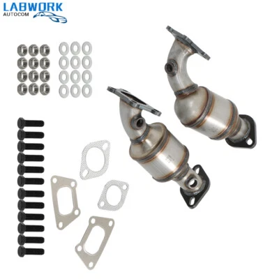 Par de convertidores catalíticos delanteros para GMC Terrain 3,0 L 2010-2012 fáciles de reemplazar Foto 1 de 4