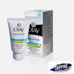 Olay Natural Aura 7 in 1 Instant UV Protection Glowing Radiance Cream 40gm - Picture 1 of 4