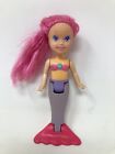 1991 My Pretty Mermaid Sea Flower Doll Playskool Clam She’ll Pink hair Purple