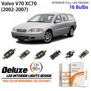 Kit de luces interiores LED para actualización de bombillas blancas Volvo V70 XC70 2002-2007 - Imagen 1 de 9
