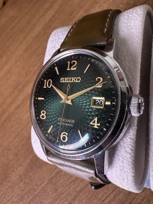Seiko Presage Green Men's Watch - SRPE45J1 - Image 1 of 3