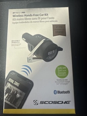 Scosche BTFREQ Pro Wireless Hands-Free Car Kit with USB-A USB-C Ports - Image 1 of 4