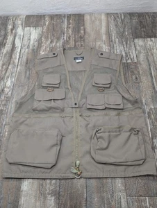 Fox Outdoor XXL Khaki Safari Photography Utility Vest Fishing Hunting Tactical - Picture 1 of 14