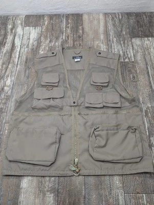 Fox Outdoor XXL Khaki Safari Photography Utility Vest Fishing Hunting Tactical - Image 1 of 4