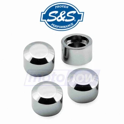 S&S Cycle Magnetic Head Bolt Covers for 2006-2011 Harley Davidson FLHX gi Foto 1 de 4