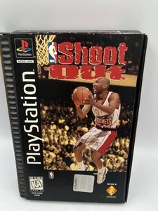 NBA ShootOut (Sony PlayStation, 1996) PS1 CIB Longbox, Complete, Tested Clean - Picture 1 of 6
