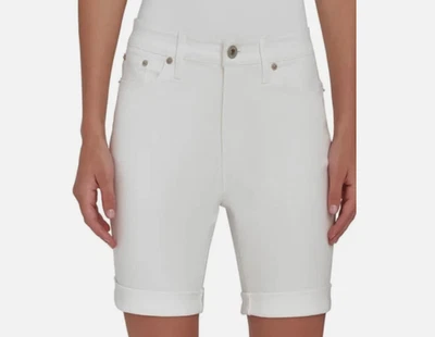 DKNY Jeans Women's Denim Bermuda Short, White, Sz 12 - Image 1 of 3