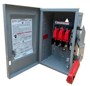 Siemens HNF361 Safety Disconnect Switch 30A 3P 600V Type 1 Enclosure Indoor New - Picture 1 of 9