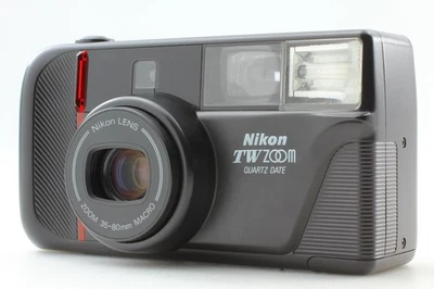 [Exc+5] Nikon TW Zoom 35mm Film Point And Shoot Camera From JAPAN - Image 1 of 4