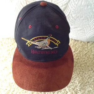 VTG '80-85, Browning Pheasant Adjust. Hat, Cotton/Poly, Iconic Pheasant, MINT - Picture 1 of 5