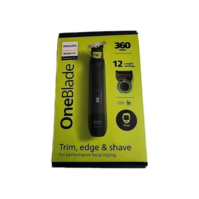 Recortadora eléctrica híbrida Philips Norelco OneBlade 360 Pro, QP6531/70, negra *LEER Foto 1 de 3