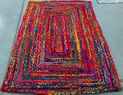 RED / MULTI 4'-0" x 6'-0" Flaw in Rug, Reduced Price 1172789385 BRD210A-4 - Image 1 of 4