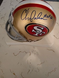 Chris Doleman Autographed/HOF 12 Inscribed TB SF 49ers Mini Helmet. - Picture 1 of 2