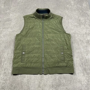 Untuckit Weste Herren XL Rebulo grün Full Zip Druckknopftaschen leicht aktiv - Bild 1 von 9