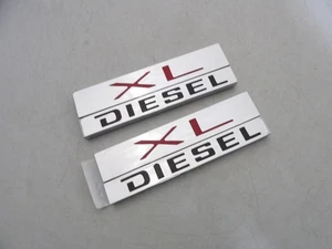 1980 1981 1982 1983 84-1986 Ford Truck F250 F150 F350 XL  DIESEL  Fender Emblems - Picture 1 of 7
