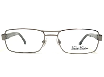 Monturas para gafas Brooks Brothers BB1011 1507 gris cuerno plata brillante 53-17-145 Foto 1 de 4