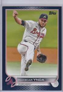 2022 Topps - HUASCAR YNOA - ROYAL BLUE PARALLEL #3 - Atlanta Braves
