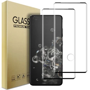 2-Pack Clear For Galaxy S20 Ultra/S20+/S20 FE 5G Tempered Glass Screen Protector - Bild 1 von 54