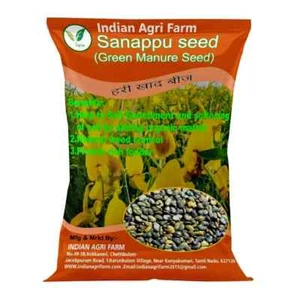 Sanappu Seed - 2 Kg/Crotalaria Juncea/Green Manure Seeb for Cultivation - Picture 1 of 3