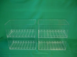 2 Display Cases Holds 180 bottles together, 1" Slot - Picture 1 of 5
